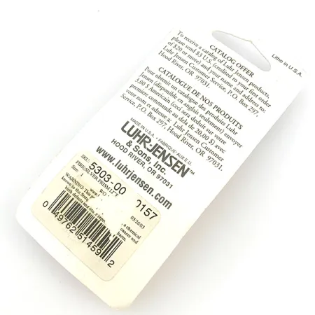 Luhr Jensen Loco 1 UV Lepel, Red / Hologram, 4g, UV-actief, #6779