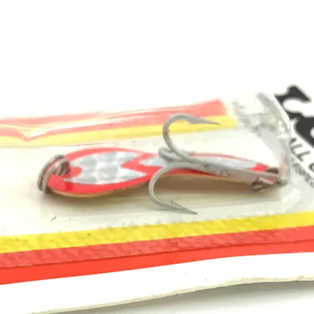 Luhr Jensen Loco 1 UV Lepel, Red / Hologram, 4g, UV-actief, #6779