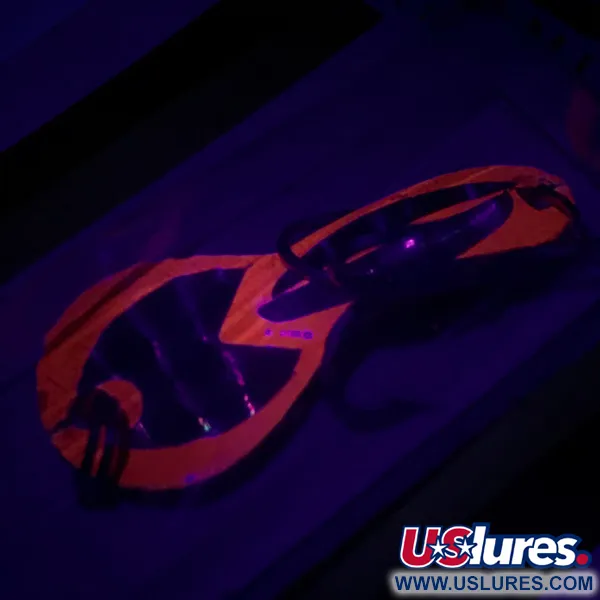 Luhr Jensen Loco 1 UV Lepel, Red / Hologram, 4g, UV-actief, #6779