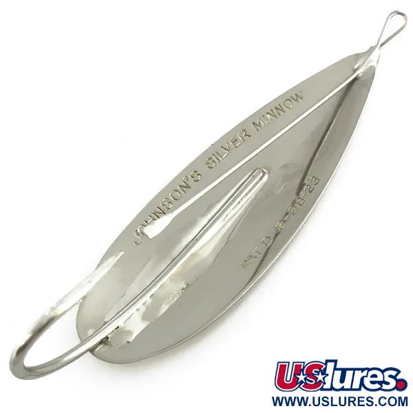 Johnson Silver Minnow Weedless Lepel, Goud / Zilver, 28g, #6784