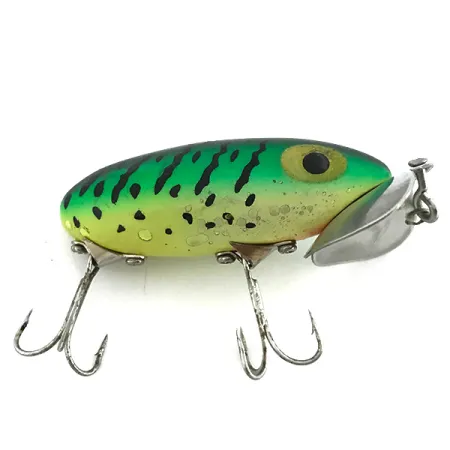 Fred Arbogast Jitterbug Oppervlakte-aas, Fire Tiger, 10g, #6808