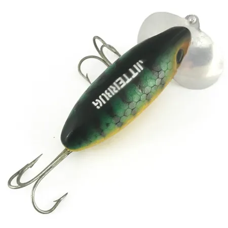Fred Arbogast Jitterbug Topwater Kunstaas, Baars, 14g, Metalen Lip, #6816
