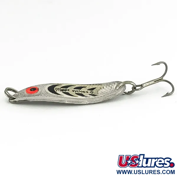 Mepps Syclops 00 Lepel, Zilver, 4,5g, Schubpatroon, #6820