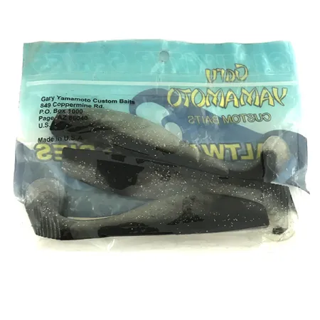 Yamamoto Saltwater series Softbait, Black/Hologram Belly, 12.7cm, #6830