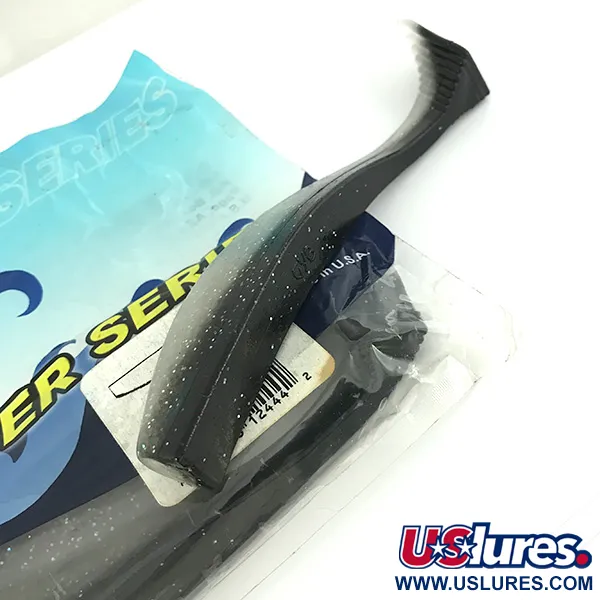 Yamamoto Saltwater series Softbait, Black/Hologram Belly, 12.7cm, #6830