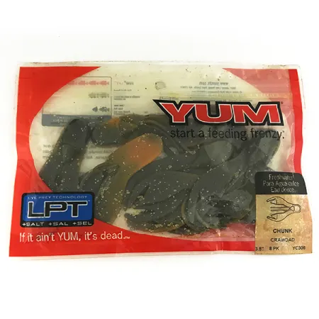 YUM Yum Chunk Softbaits, Crawdad, 9cm, LPT-Technologie, #6835