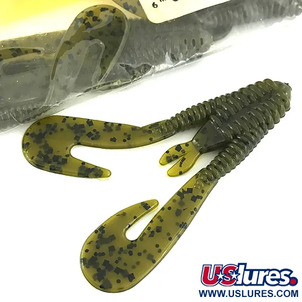 Netbait Kickin B Chunk Softbait, Green Pumpkin, 7.5cm, Trailer, #6836