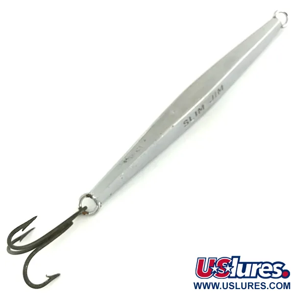 MIKE'S Slim Jim Jig, Nikkel, 44g, Slank Profiel, #6849