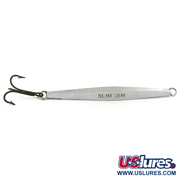 MIKE'S Slim Jim Jig, Nikkel, 44g, Slank Profiel, #6849