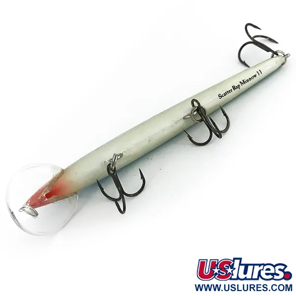 Rapala Scatter Rap Minnow Plug, Lichtblauw (B), 6g, Scatter Lip, #6858
