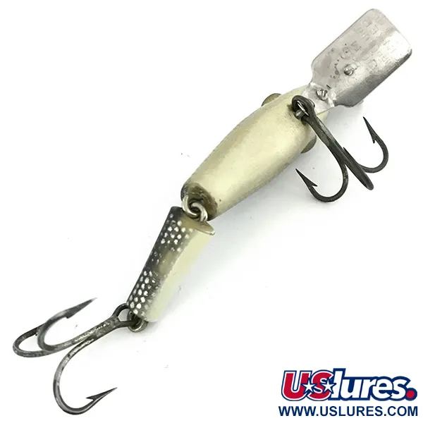 L&S Bait Company MirrOlure Sinker, 8g Zilveren Schubben, Zinkende Plug #6861