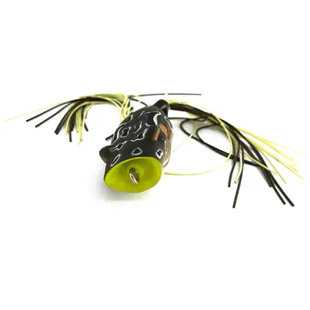 Terminator Popping Frog Oppervlakkunstaas, Bruin, 14g, Weedless, #6865