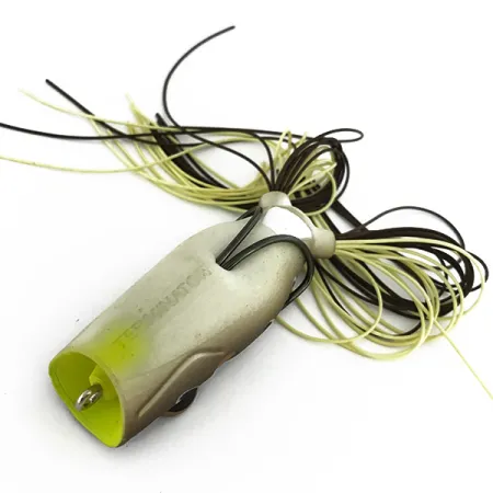 Terminator Popping Frog Oppervlakkunstaas, Bruin, 14g, Weedless, #6865