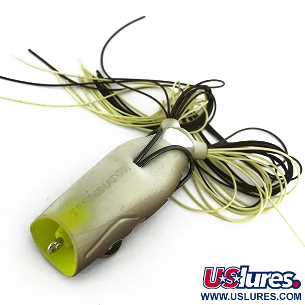 Terminator Popping Frog Oppervlakkunstaas, Bruin, 14g, Weedless, #6865