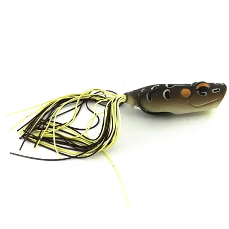 Terminator Popping Frog Oppervlakkunstaas, Bruin, 14g, Weedless, #6865
