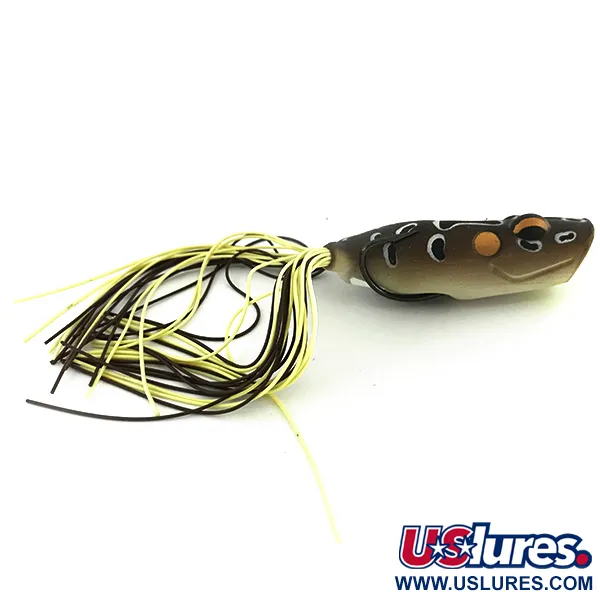 Terminator Popping Frog Oppervlakkunstaas, Bruin, 14g, Weedless, #6865