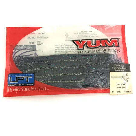 YUM DOOZE Softbait, June Bone, 20 cm, Skirted Tail, #6888