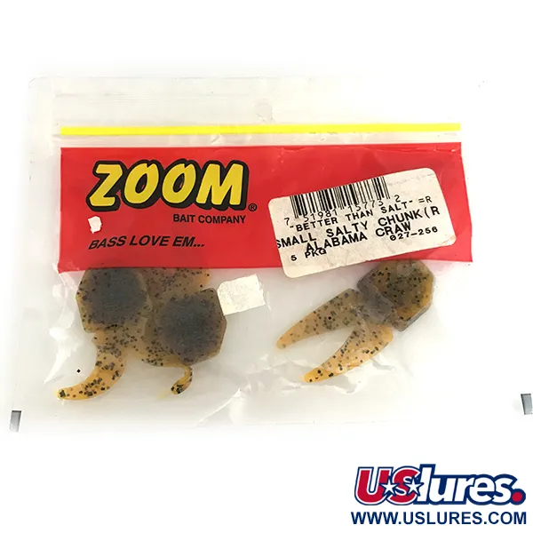 Zoom Small Salty Chunk Softbait, Alabama Craw, 6,5cm, Jig Trailer, #6894