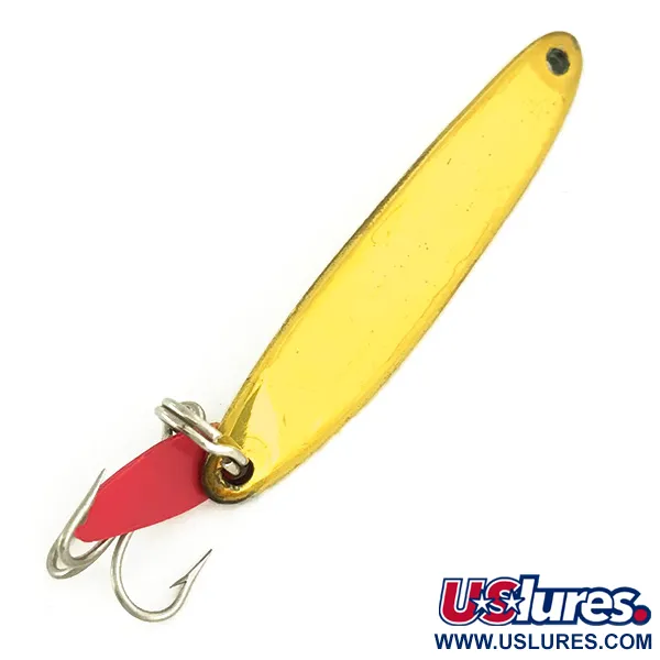 Bay de Noc Swedish pimple Lepel, Goud, 5,5g, Messing, #6911