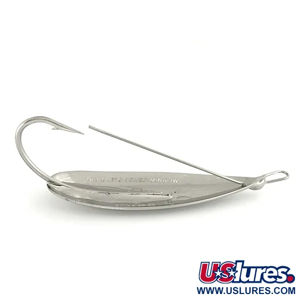 Weedless Johnson Silver Minnow Lepel, Nikkel, 14g, Anti-wier, #6913