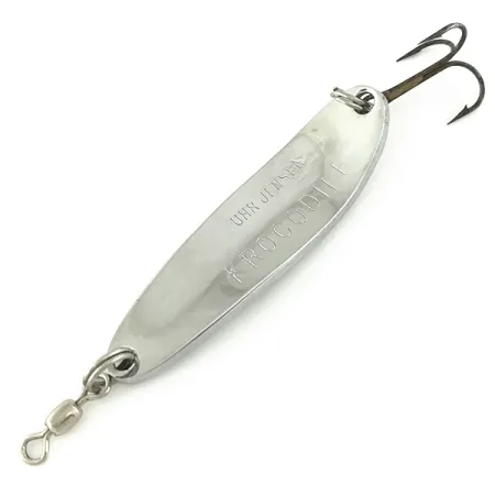 Luhr Jensen Krocodile Die #3 Lepel, Gehamerd nikkel, 14g, #6914