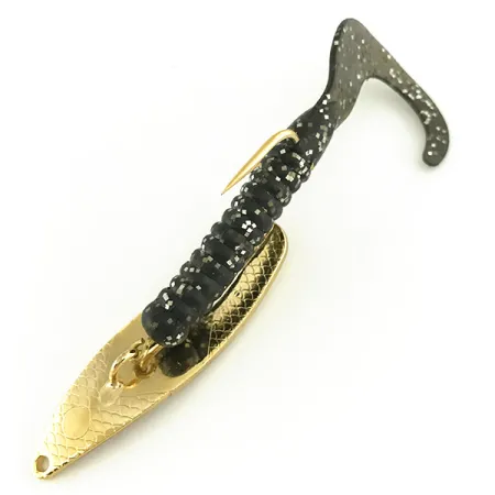 Mepps Timber Doodle 0 Weedless Lepel, Goud / Zwart, 8g, Anti-wier, #6915