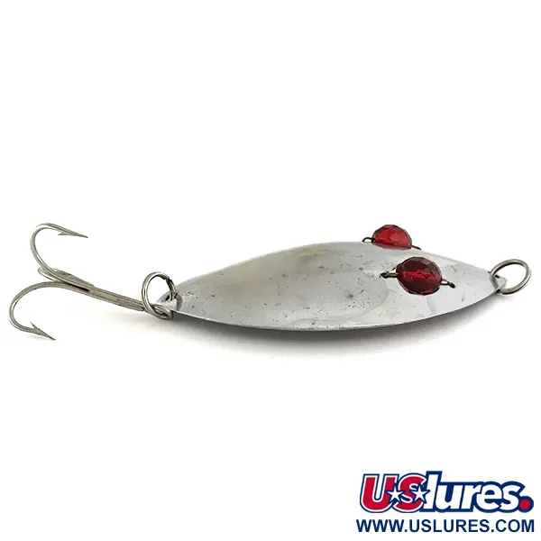 Hofschneider Red Eye Muskie Lepel, Nickel / Red Eyes, 65g, #6923