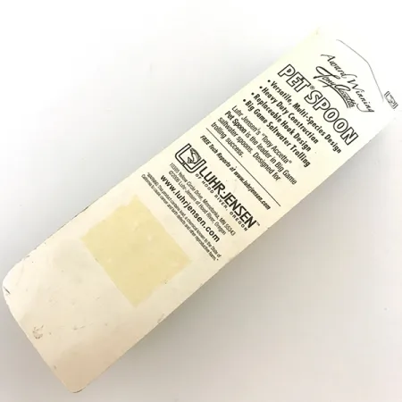 Luhr Jensen Pet Spoon 13 Lepel, Nikkel, 5g, Wisselhaak, #6924