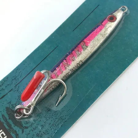 Luhr Jensen Deep Stinger UV Jig, Zilver / Rood, 21g, UV-actief, #6927
