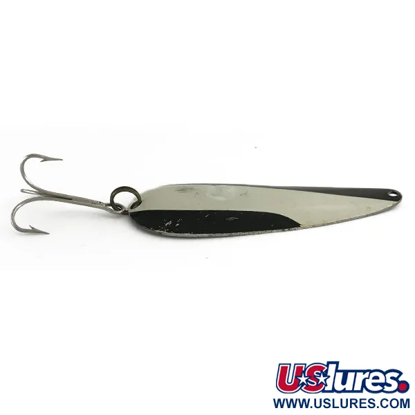 Nebco FlashBait 66 Lepel, Zwart/Wit/Nikkel, 21g, Vintage, #6929