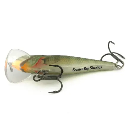 Rapala Scatter Rap Shad SCRS07 Plug, Baars, 7g, Scatter Lip, #6943
