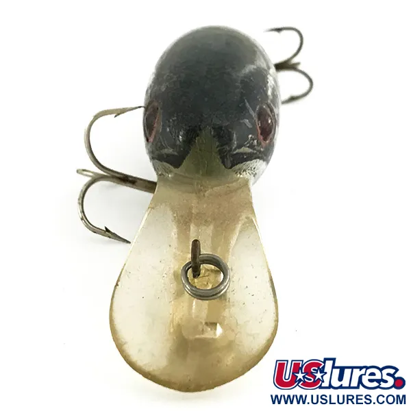 Cotton Cordell Big O Crankbait, Black/Silver/Gold, 10g, Drijvend, #6944