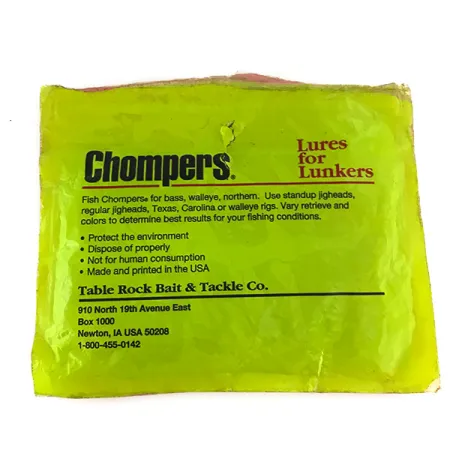 Chompers Garlic&Sаl Softbait, Chartreuse Pepper, 10,8cm, #6951