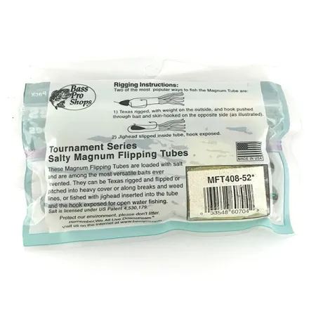Bass Pro Shops Tournament Series Softbait, Green Pumpkin, 10cm, #6952