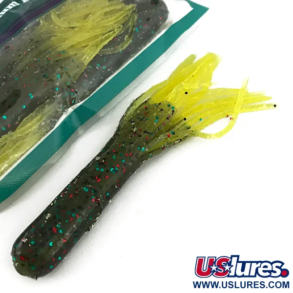 Bass Pro Shops Tournament Series Softbait, Green Pumpkin, 10cm, #6952