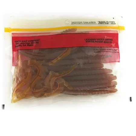 Zoom Super Salt Plus Softbait, Motor Oil Chartreuse, 15cm, UV, #6954