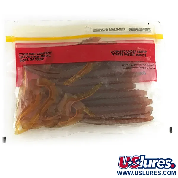 Zoom Super Salt Plus Softbait, Motor Oil Chartreuse, 15cm, UV, #6954