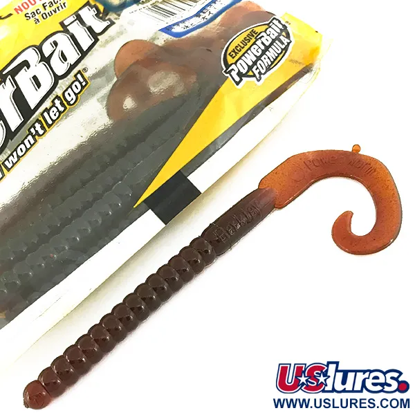 Berkley Power Worm softbait, Motor Oil, 18 cm, 9 st, #6957