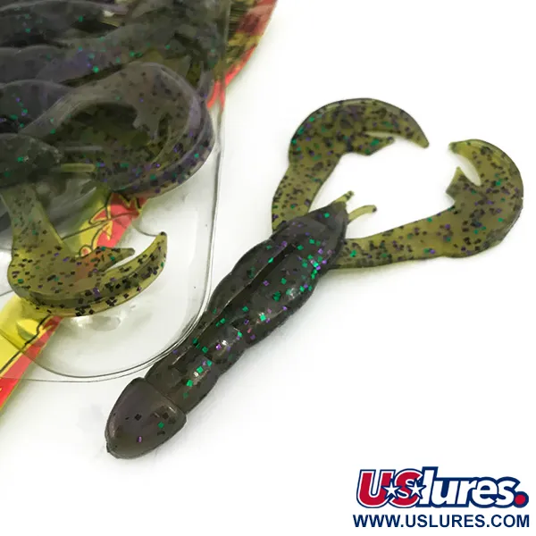 Strike King Rage Tail Softbait, Hard Candy, 10cm, Koffiegeur, #6958