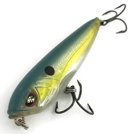 Gary Yamamoto Tate' Pencil Walker, Teal/Geel, 10g, Topwater, #6960