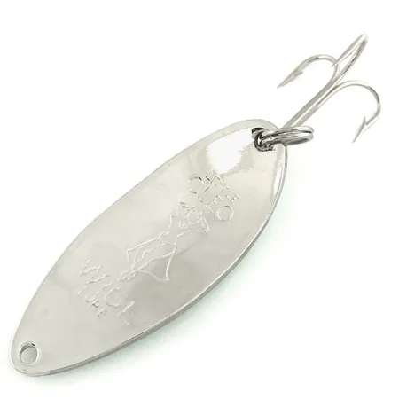 Seneca Little Cleo (Hula Girl) Glow Lepel, Wit/Groen/Nikkel, 18g, #6969