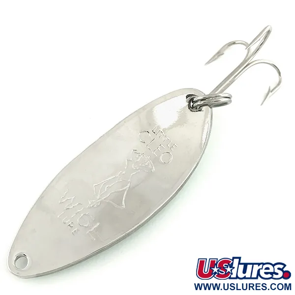 Seneca Little Cleo (Hula Girl) Glow Lepel, Wit/Groen/Nikkel, 18g, #6969