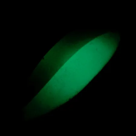 Seneca Little Cleo (Hula Girl) Glow Lepel, Wit/Groen/Nikkel, 18g, #6969