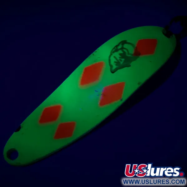 Dardevle Cop-E-Cat 7300 UV Lepel, Fluo Geel/Nikkel, 10g, UV-Glow, #6988