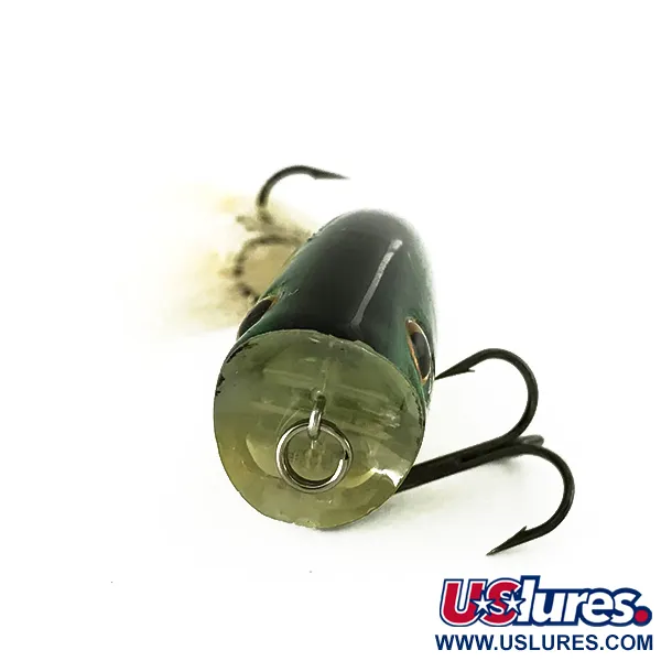 Heddon Excalibur POP'N IMAGE Popper, Bull Frog, 9g, Geveerde Dreg #7006