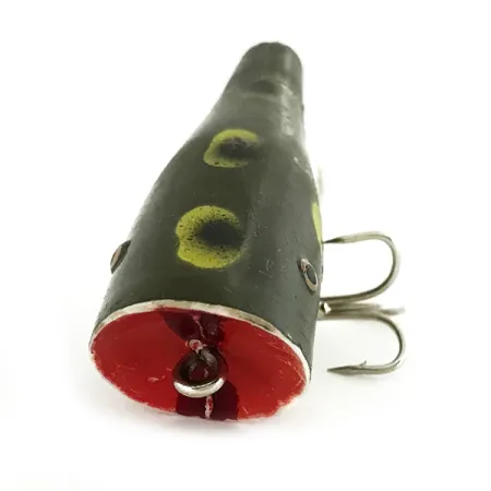 Creek Chub Plunker Oppervlakte-Popper, Frog, 5.5g, Vintage, #7011