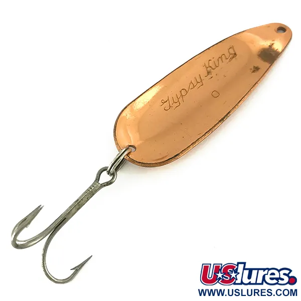 Weller Gypsy King 0 Lepel, Koper, 11g, Vintage, #7022