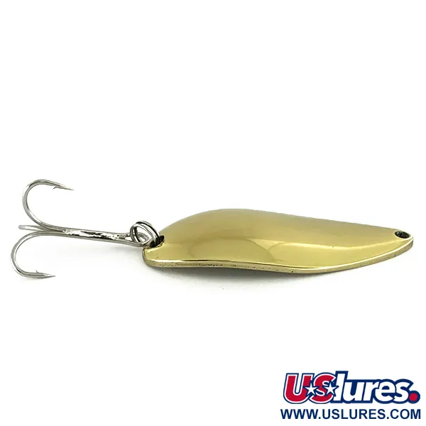 Luhr Jensen Little Jewel Lepel, Goud, 21g, Vintage USA, #7028