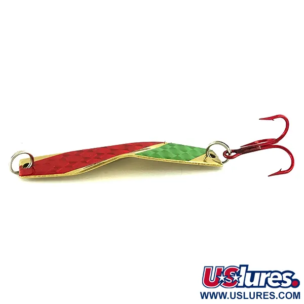 Z-RAY Lures Z-Ray Model 125 Lepel, Goud/Rood/Groen, 11g, #7031