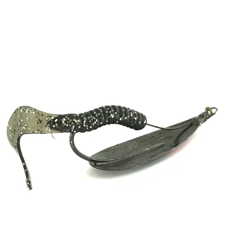 Weedless Johnson Silver Minnow Lepel, Zwart / Rood, 14g, #7071